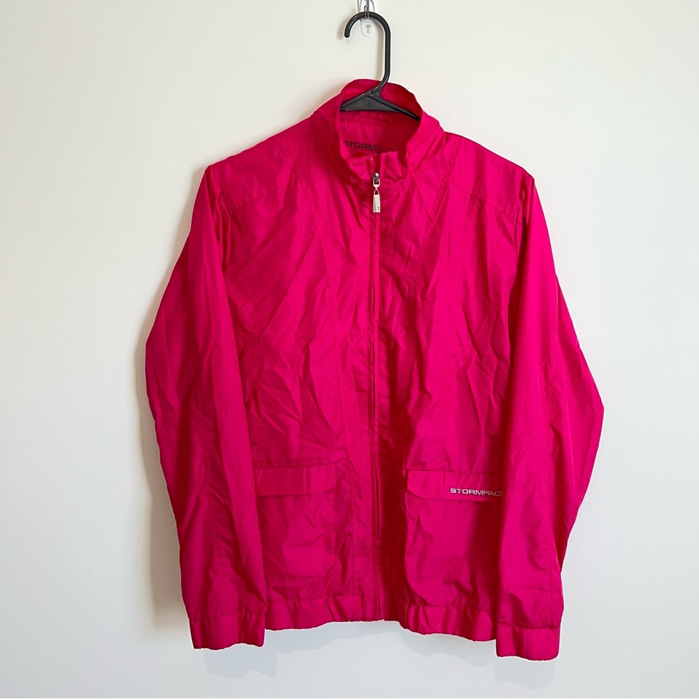 Pink wind breaker